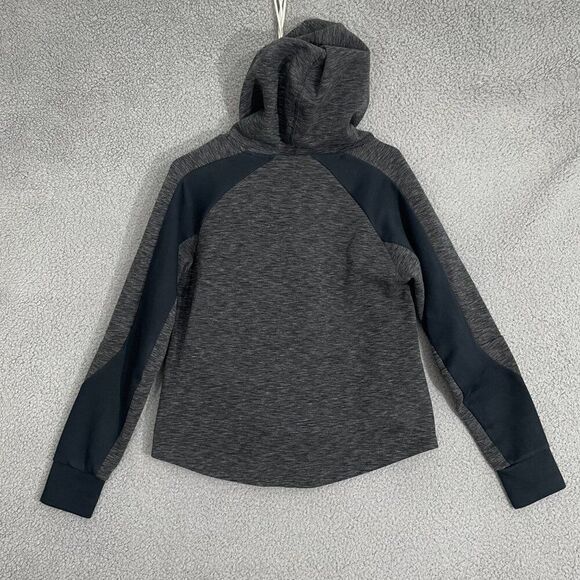 Puma Hoodie Women M Charcoal Grey Solid Dry Cell Pullover - Picture 5 of 7